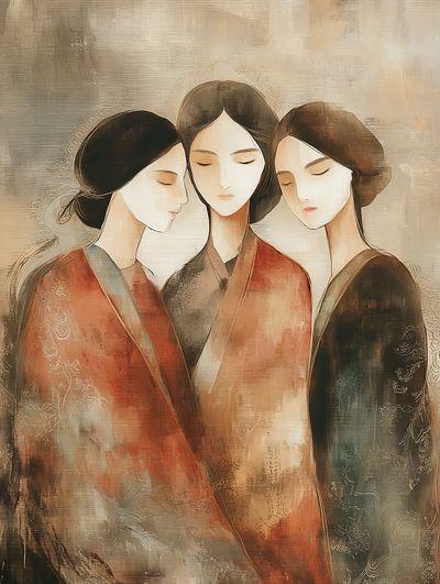 Three Elegant Women