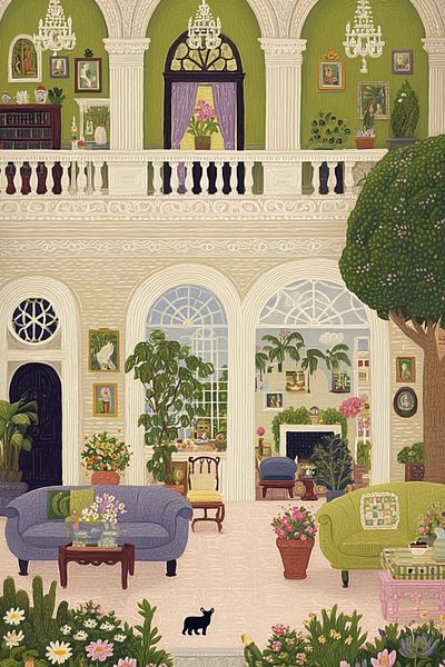 Charming Indoor Garden