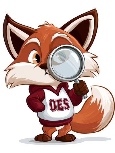 Detective Fox Cartoon Poster. poster