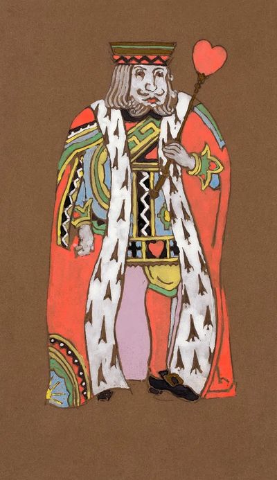 King Hearts (1915) Costume Design. poster print