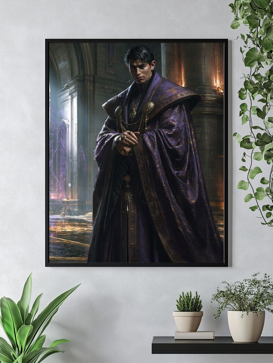 Mystic Sorcerer Fantasy Poster. — room view 4