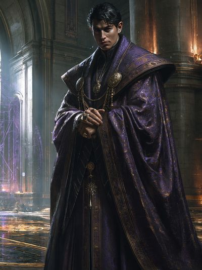 Mystic Sorcerer Fantasy Poster. poster