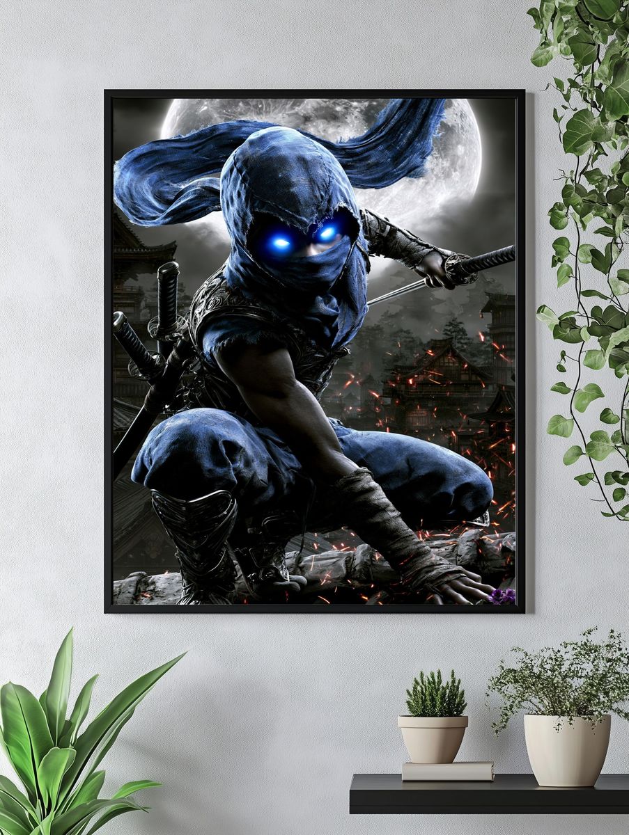 Moonlit Ninja Warrior Poster. — room view 4