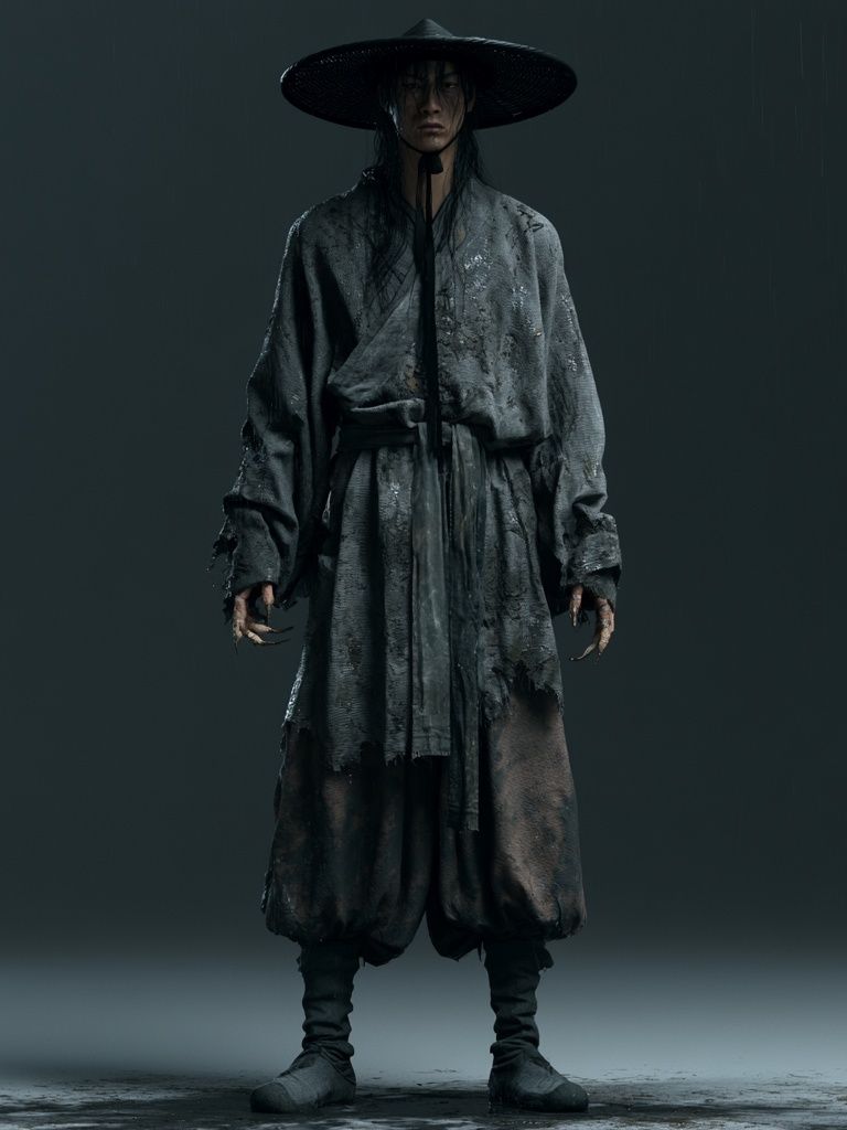 Shadow Samurai Portrait Poster. poster detail