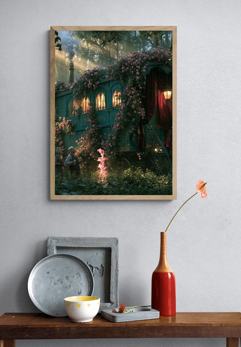 Enchanted Forest Caravan Poster. — room view 3