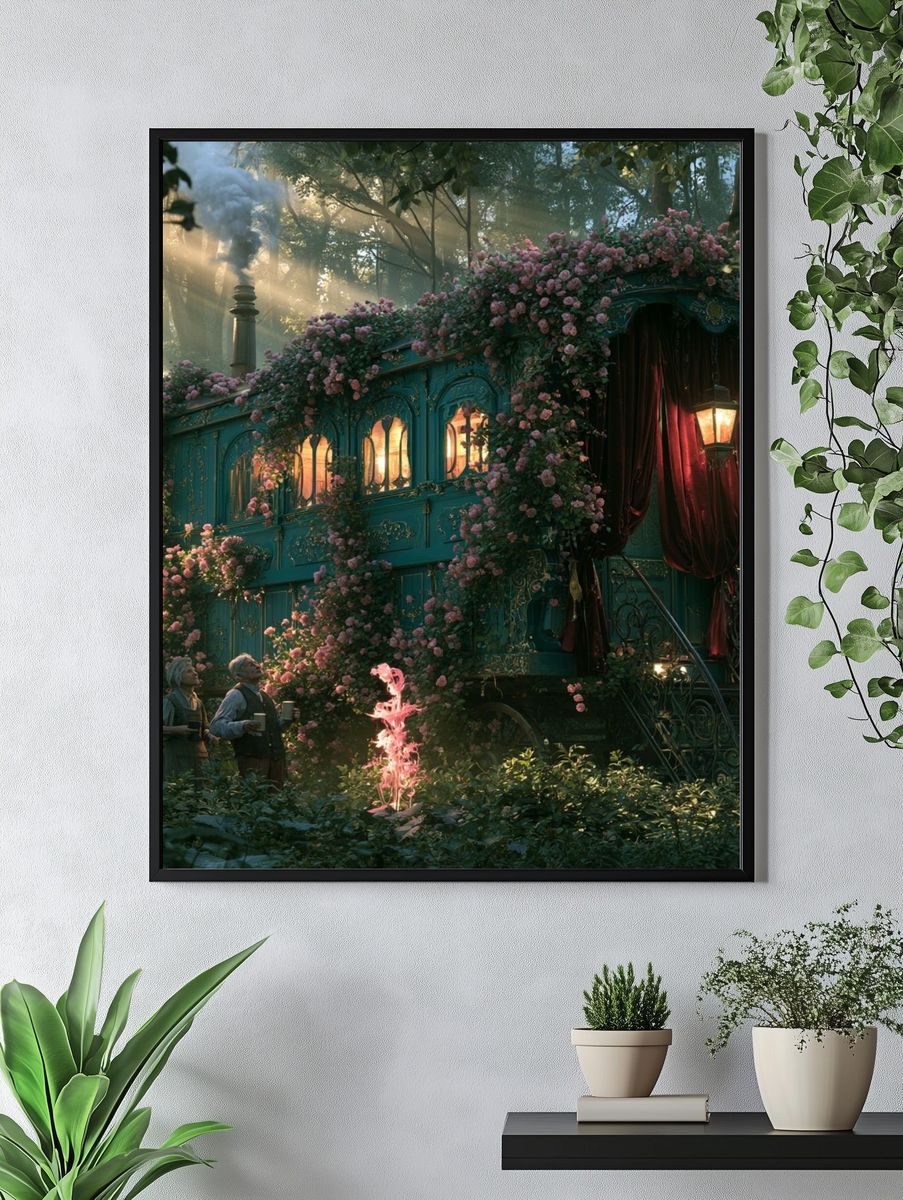 Enchanted Forest Caravan Poster. — room view 4