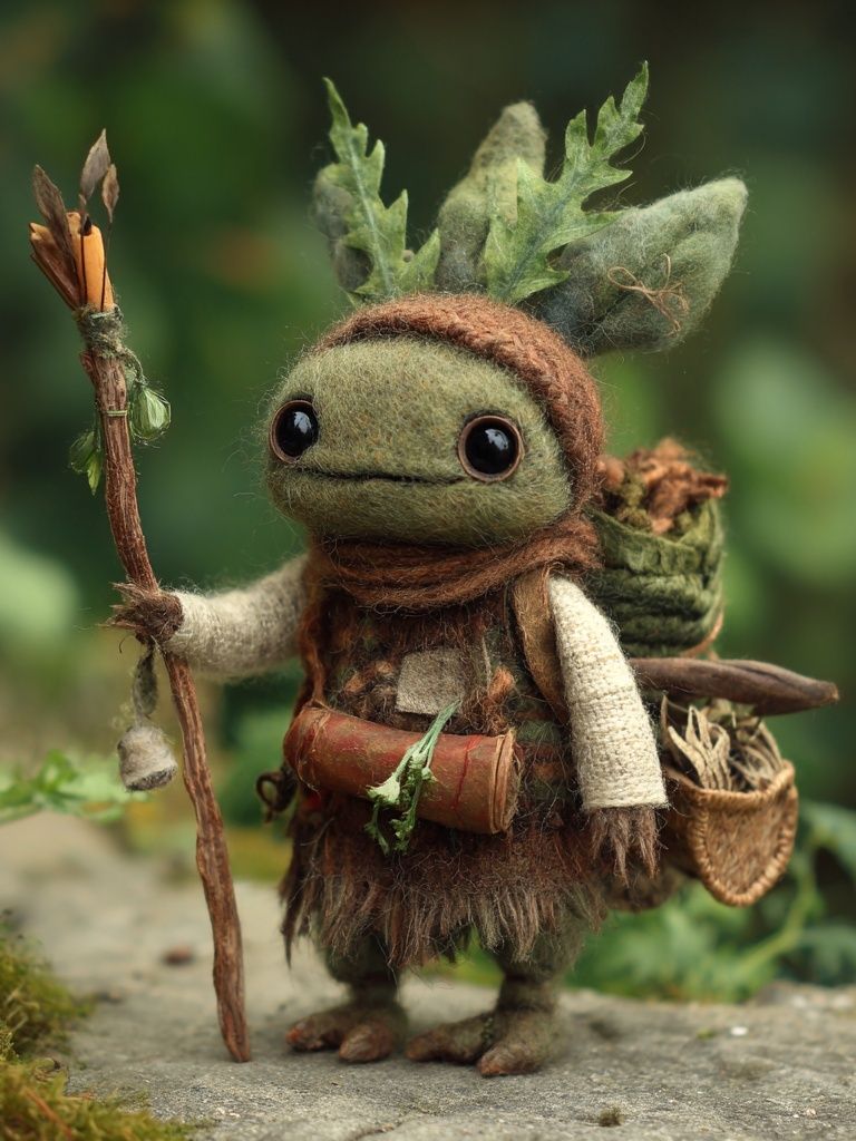 Forest Sprite Illustration Poster. poster detail
