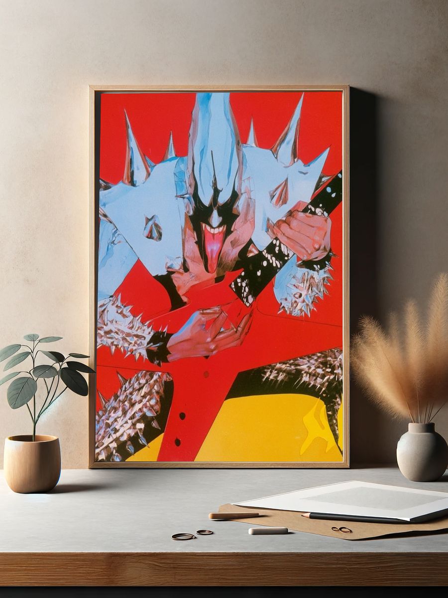 Surreal Punk Creature Poster. — room view 2