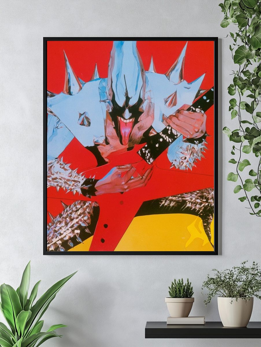 Surreal Punk Creature Poster. — room view 4