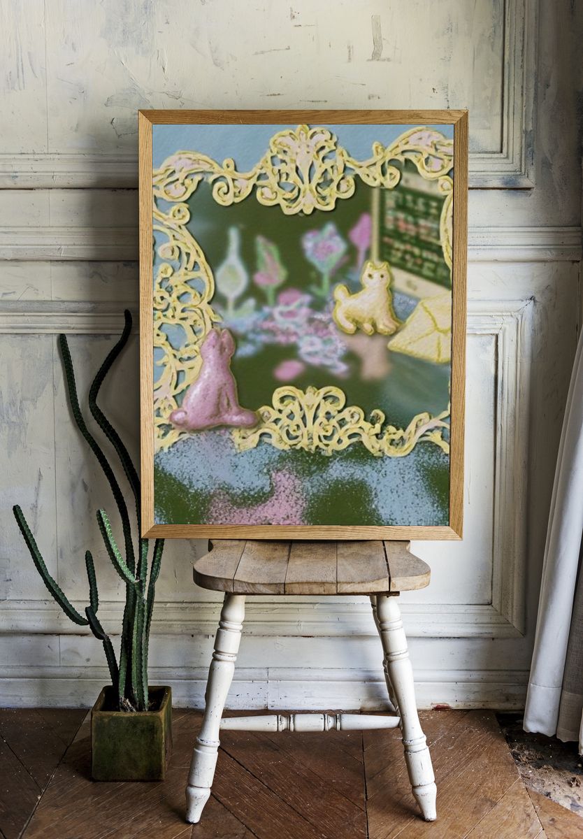 Elegant Woman Portrait Illustration Poster. room preview