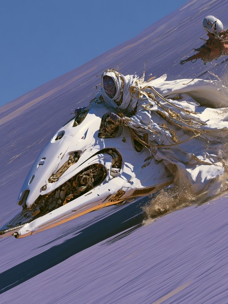Desert Rider Digital Art Poster. poster — illustration art