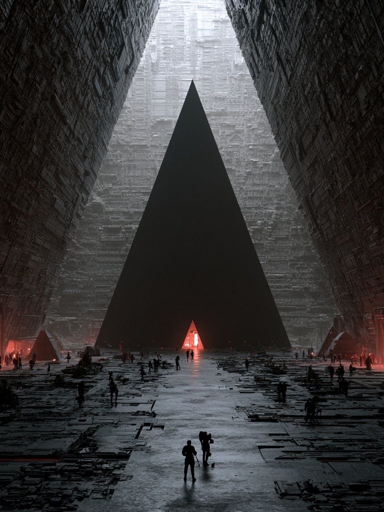 Monolithic Sci-Fi Chamber Poster. poster detail
