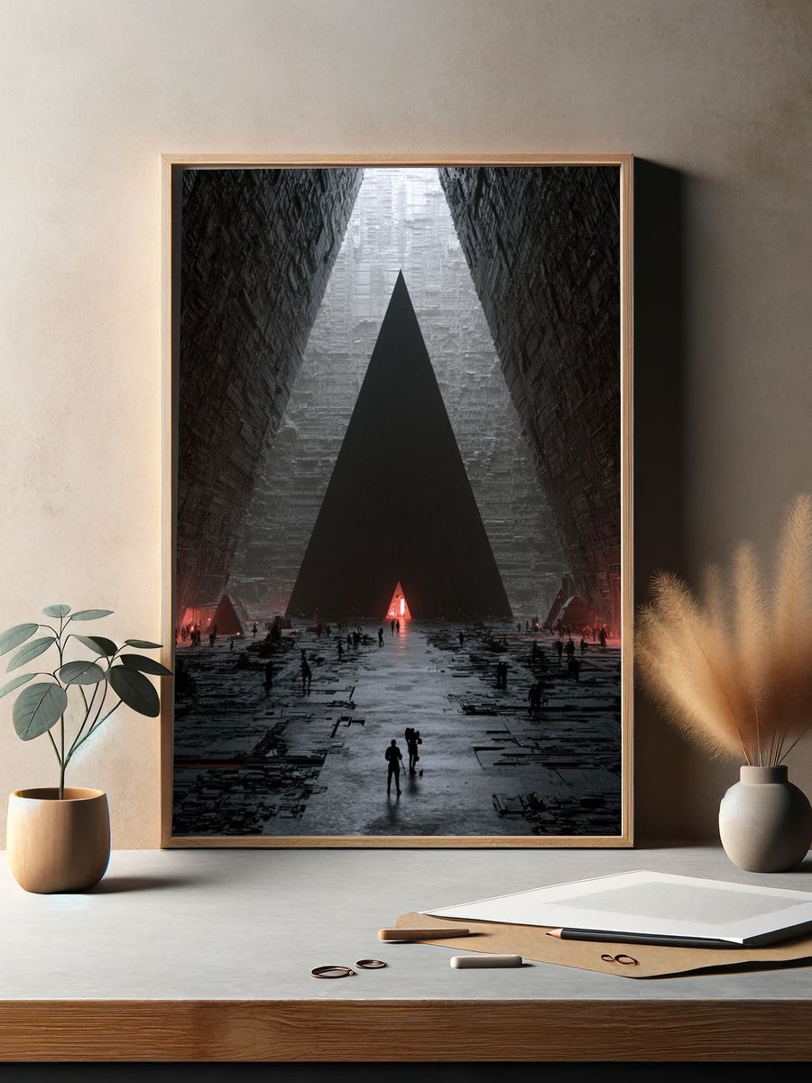 Monolithic Sci-Fi Chamber Poster. — room view 2