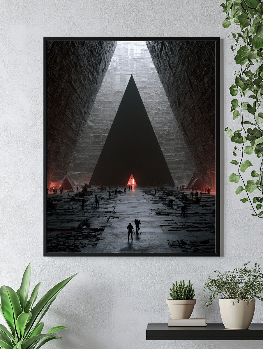 Monolithic Sci-Fi Chamber Poster. — room view 4