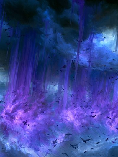 Stormy Sky Abstract Fantasy Print. poster print