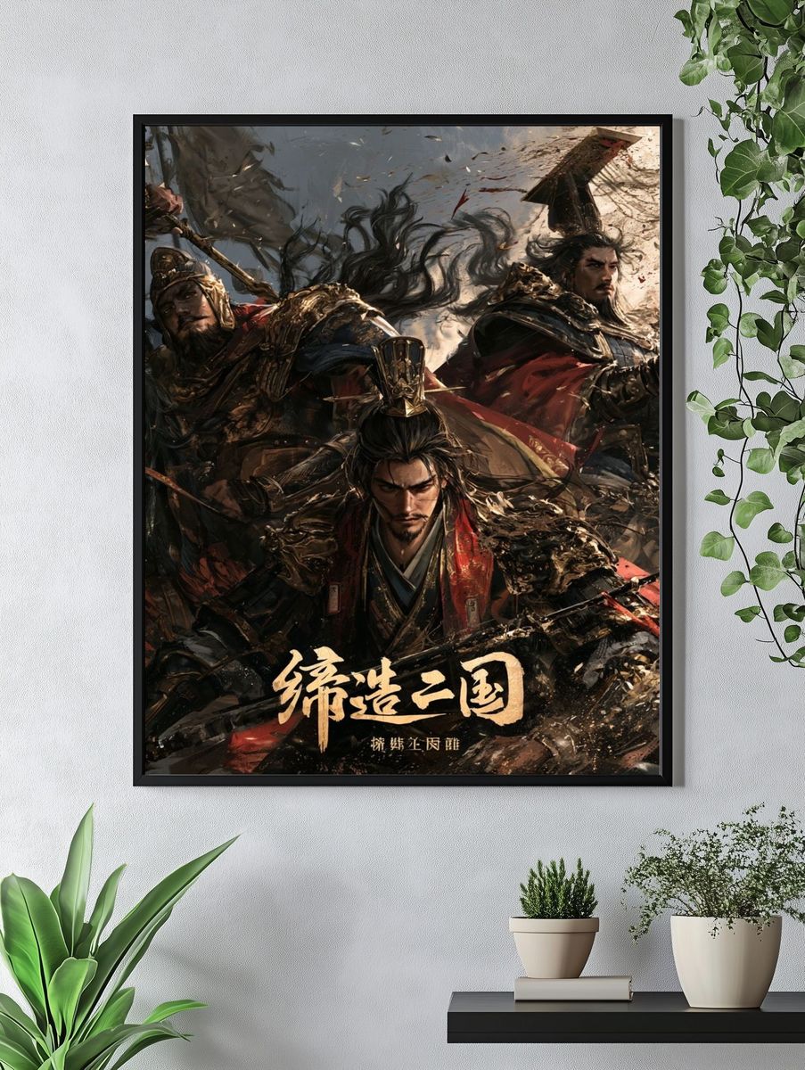 Three Kingdoms Warriors Illustration Poster. — room view 4