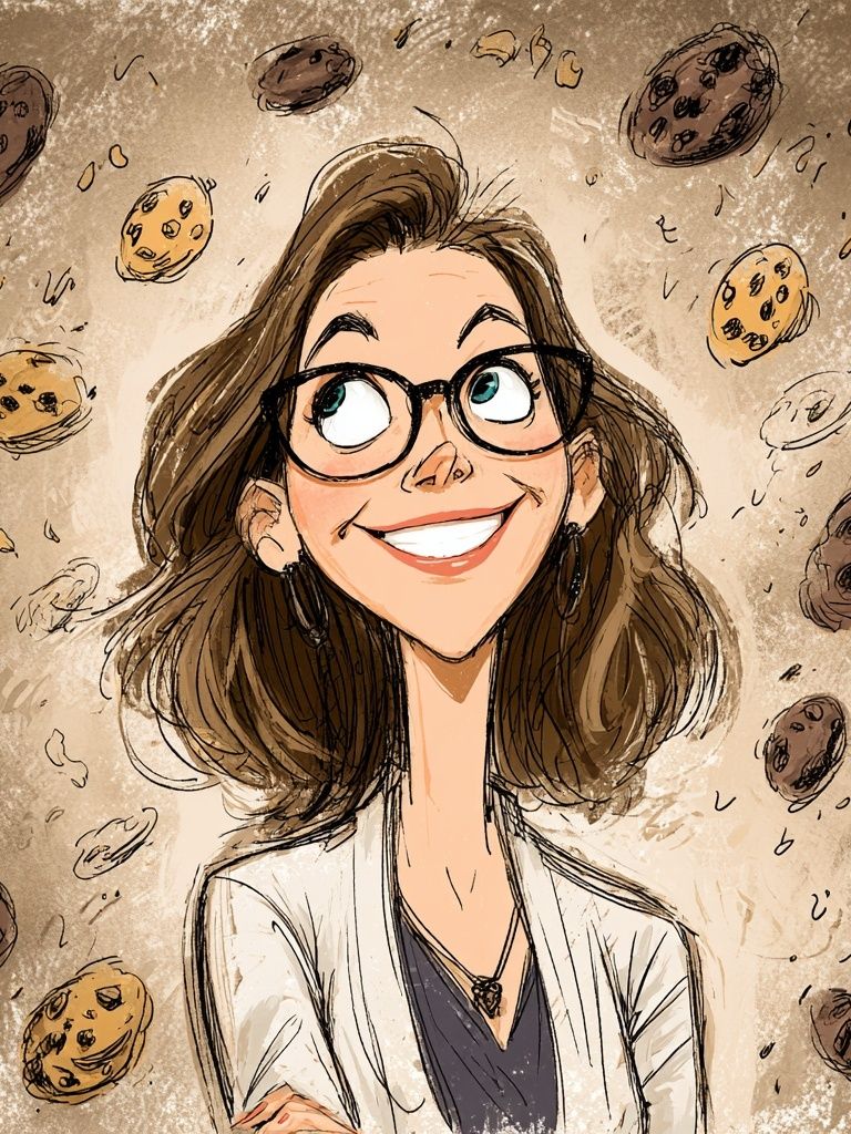 Cookie Girl Illustration Poster. poster detail