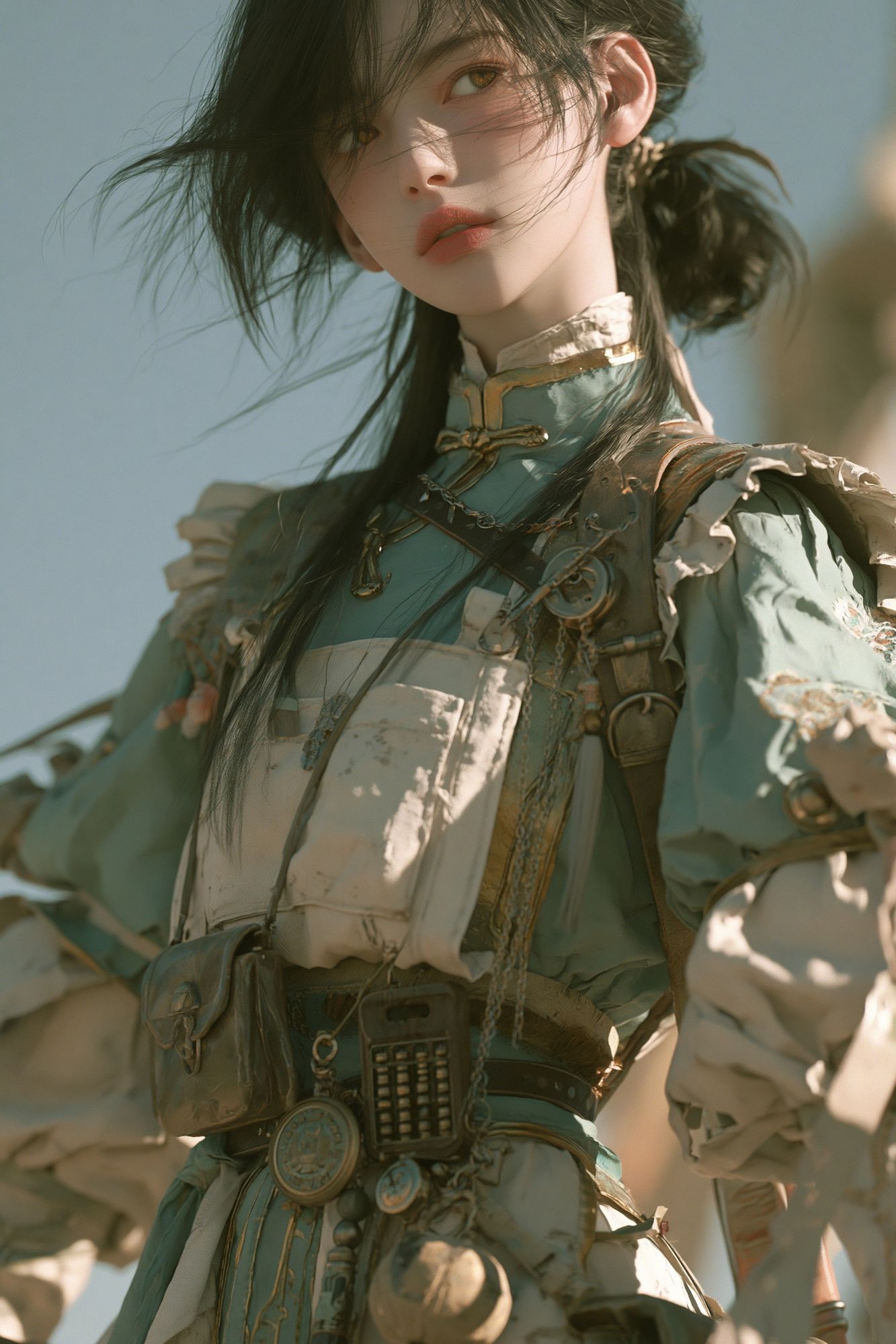 Fantasy Portrait Digital Art Poster. poster detail