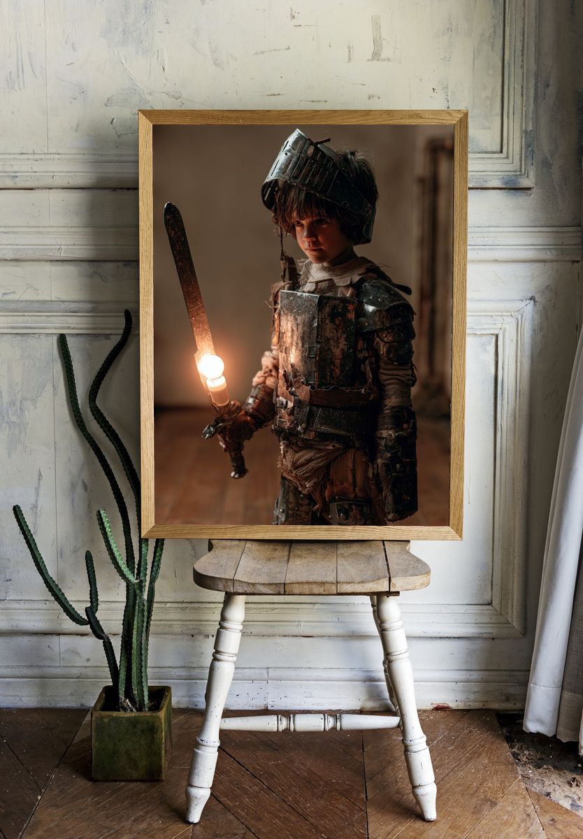 Armored Child Fantasy Poster. — room view 1