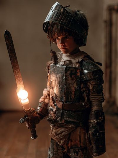 Armored Child Fantasy Poster.