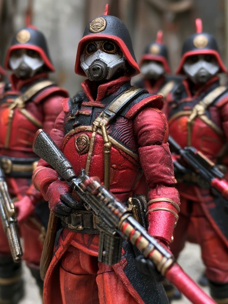 Armored Sci-Fi Soldiers Poster. poster detail