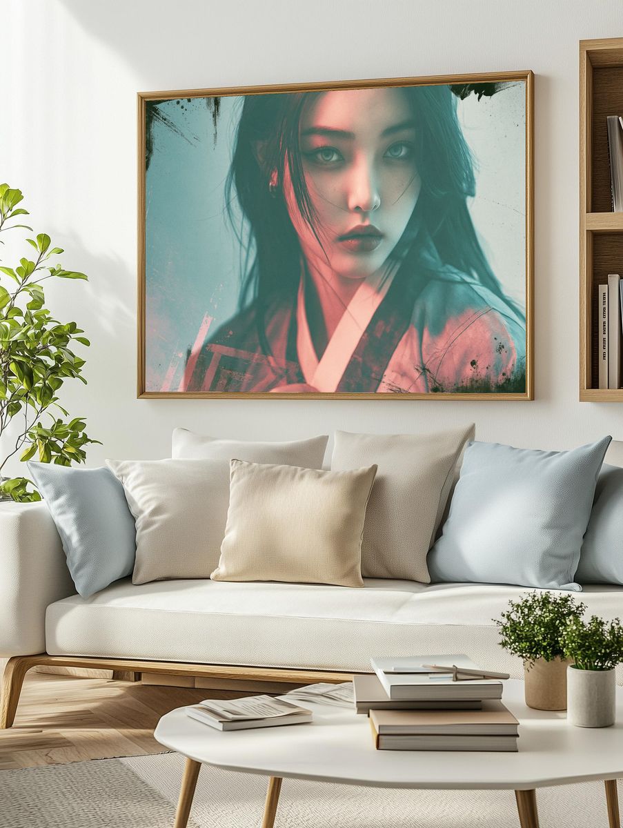 Mystic Woman Portrait Print. — room view 2