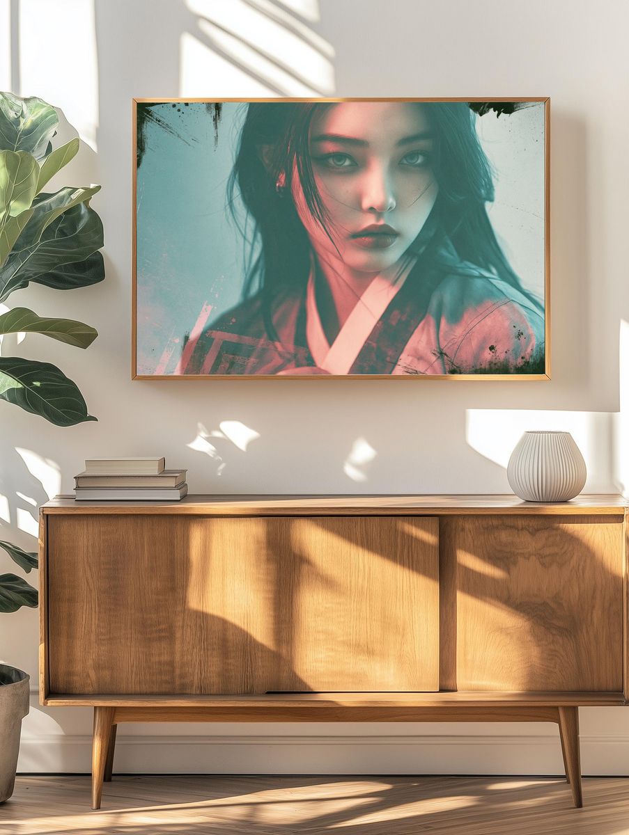 Mystic Woman Portrait Print. — room view 3
