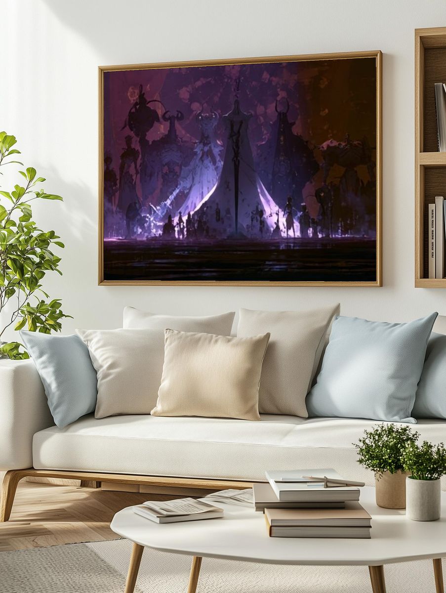 Dark Fantasy Tent City Poster. — room view 2