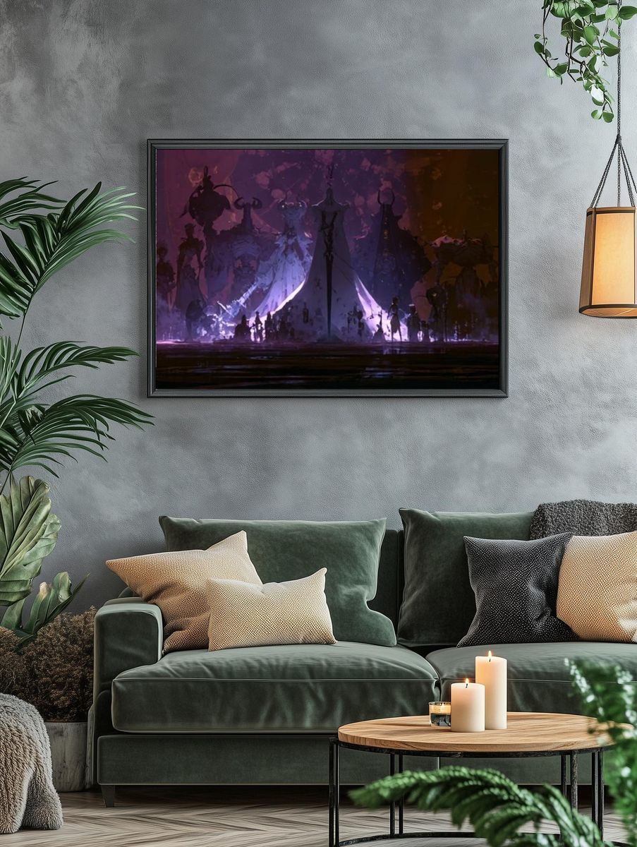 Dark Fantasy Tent City Poster. — room view 4