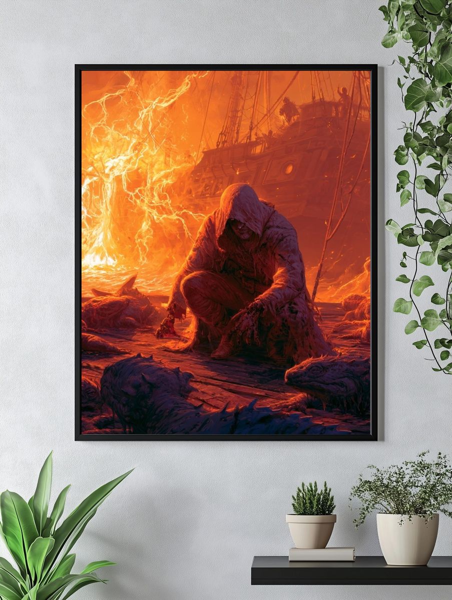 Inferno Shipwreck Horror Poster. — room view 4