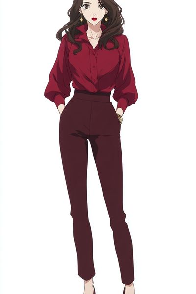 Elegant Fashion Woman Illustration Poster. poster