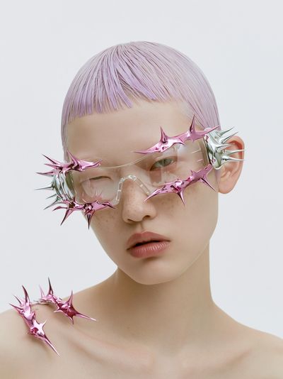 Futuristic Portrait — Digital Art Print.