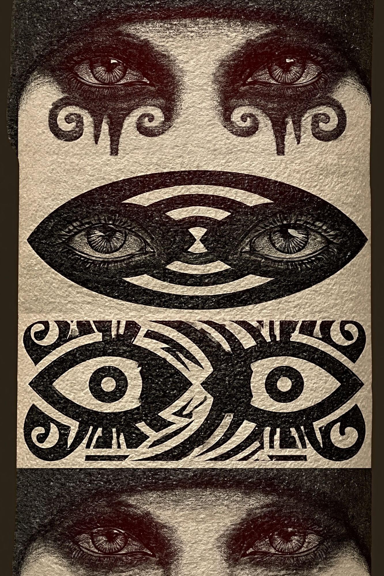 Mystic Eyes Illustration Poster. poster — illustration art