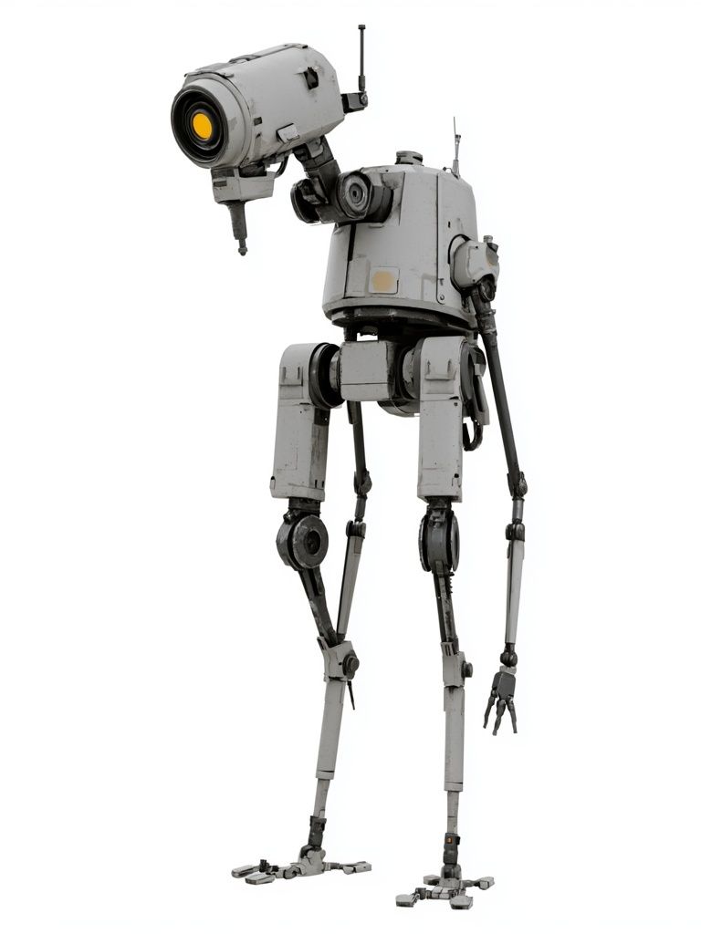Sci-Fi Robot Character Print. poster detail