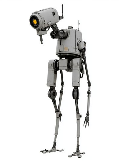 Sci-Fi Robot Character Print. poster