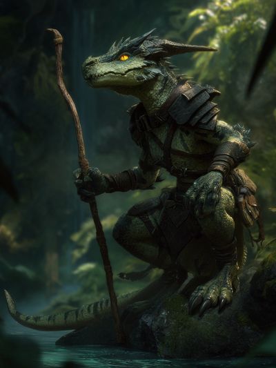 Forest Dragon Guardian Fantasy Print. poster print