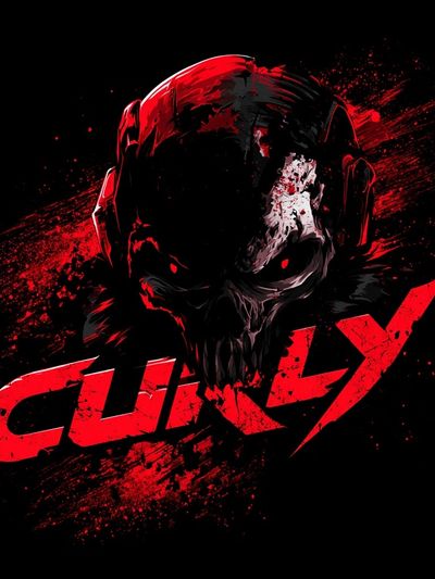 Skull Culty Horror Poster.