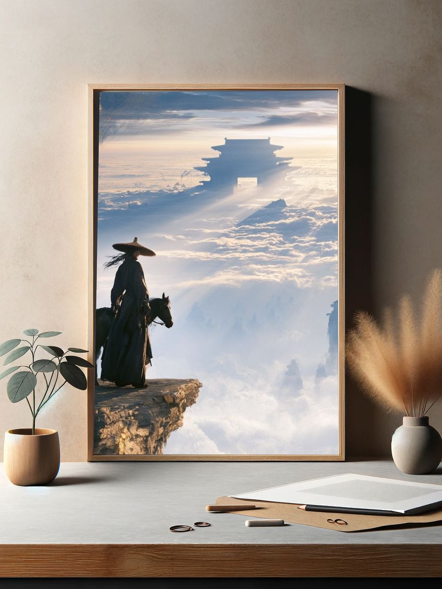 Cloud Rider Fantasy Print. — room view 2