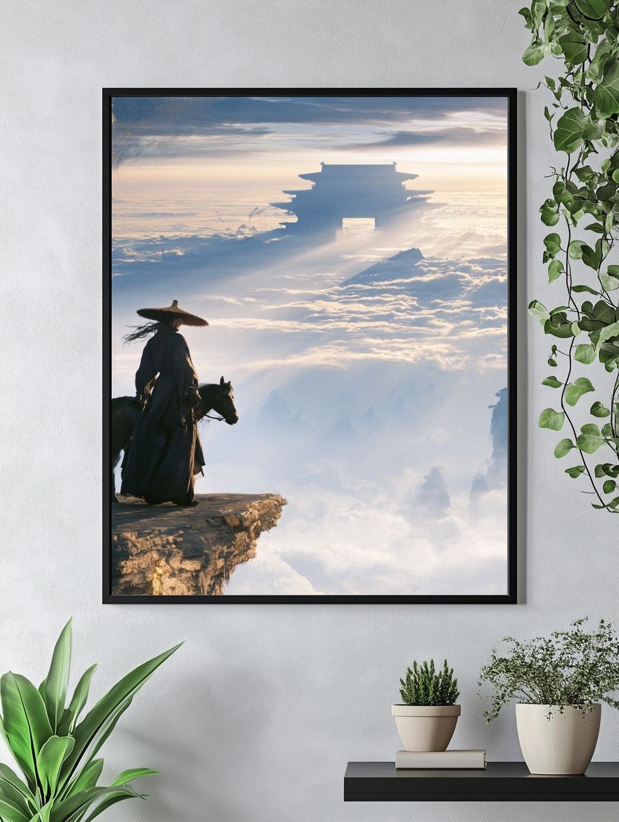 Cloud Rider Fantasy Print. — room view 4