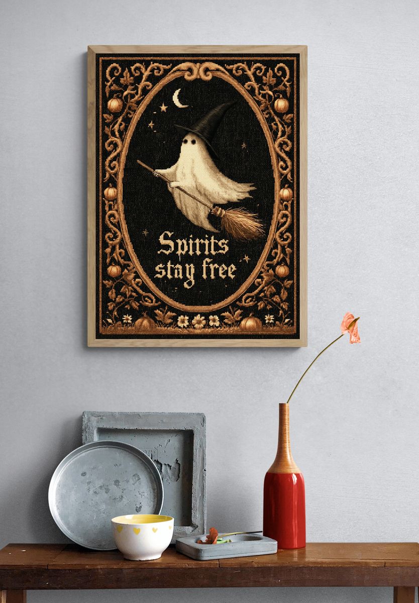Spirits Stay Free Witch Poster. — room view 3