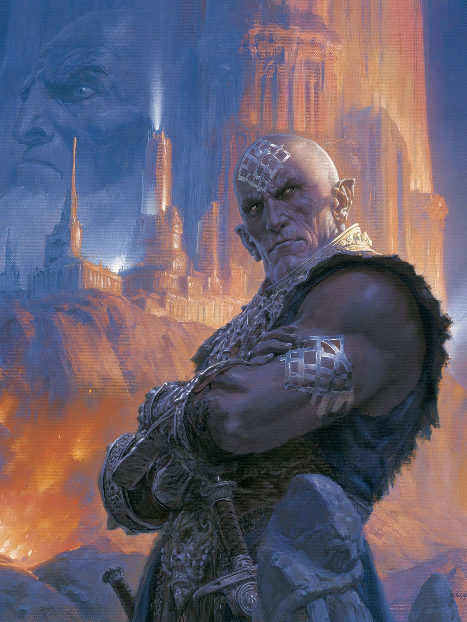 Fantasy Sorcerer — Digital Art Print. poster detail