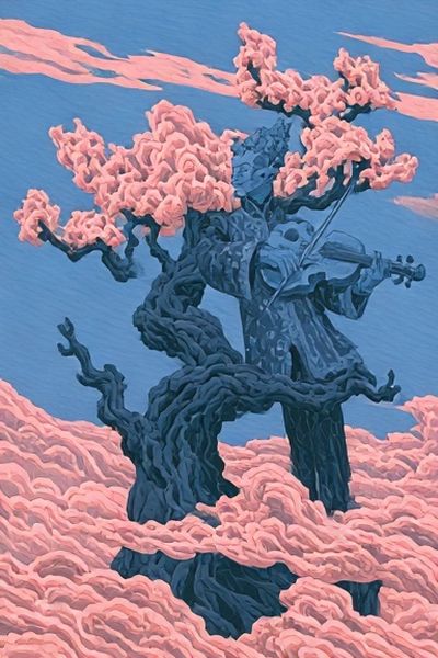 Cherry Stars Pop Art Poster. poster print