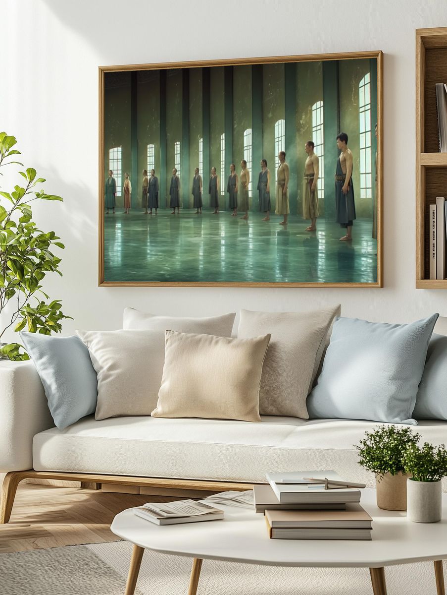 Monastic Lineup — Cinematic Print. — room view 2