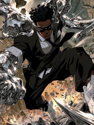 Action Hero Digital Art Poster. poster