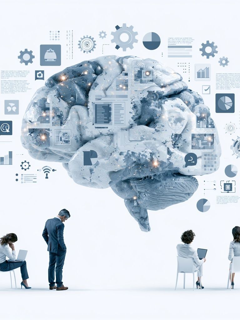 AI Brain Concept Photography Print. poster detail