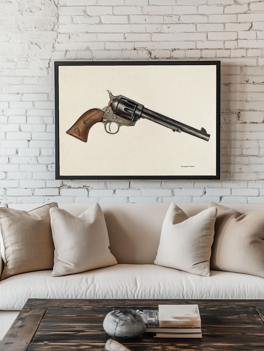 Revolver (ca.1942) Elizabeth Johnson. Original. room preview
