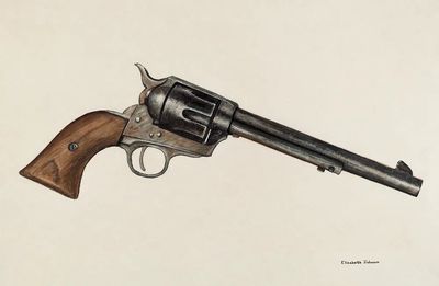 Revolver (ca.1942) Elizabeth Johnson. Original. poster