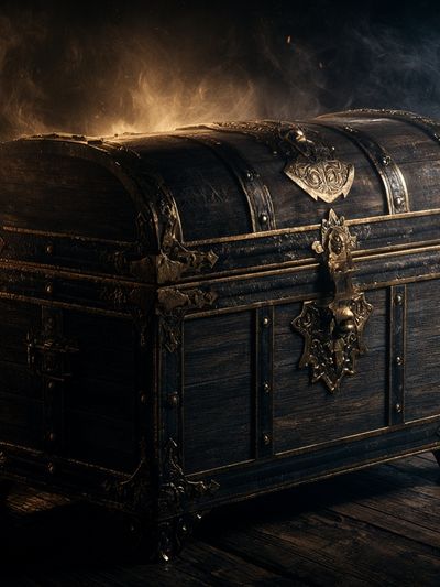 Mystic Treasure Chest Fantasy Print.