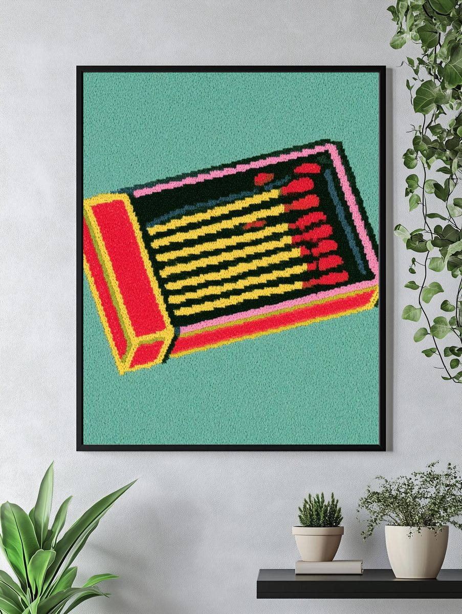 Pop Art Matchbox Poster. — room view 4