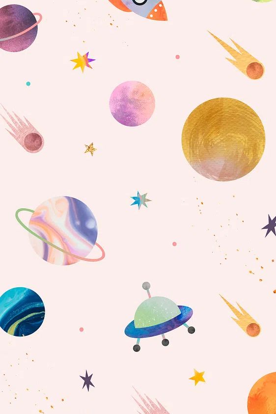 Cute galaxy phone wallpaper, background. poster detail